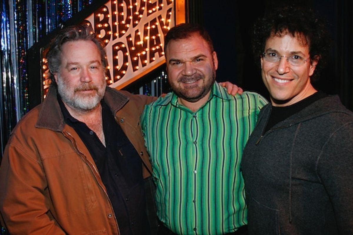 Tom Hulce, Gerard Alessandrini and Michael Mayer at 