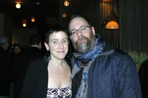 Susan Fenichell (Director) and David Zin (scenic and Costume Desigh) Photo