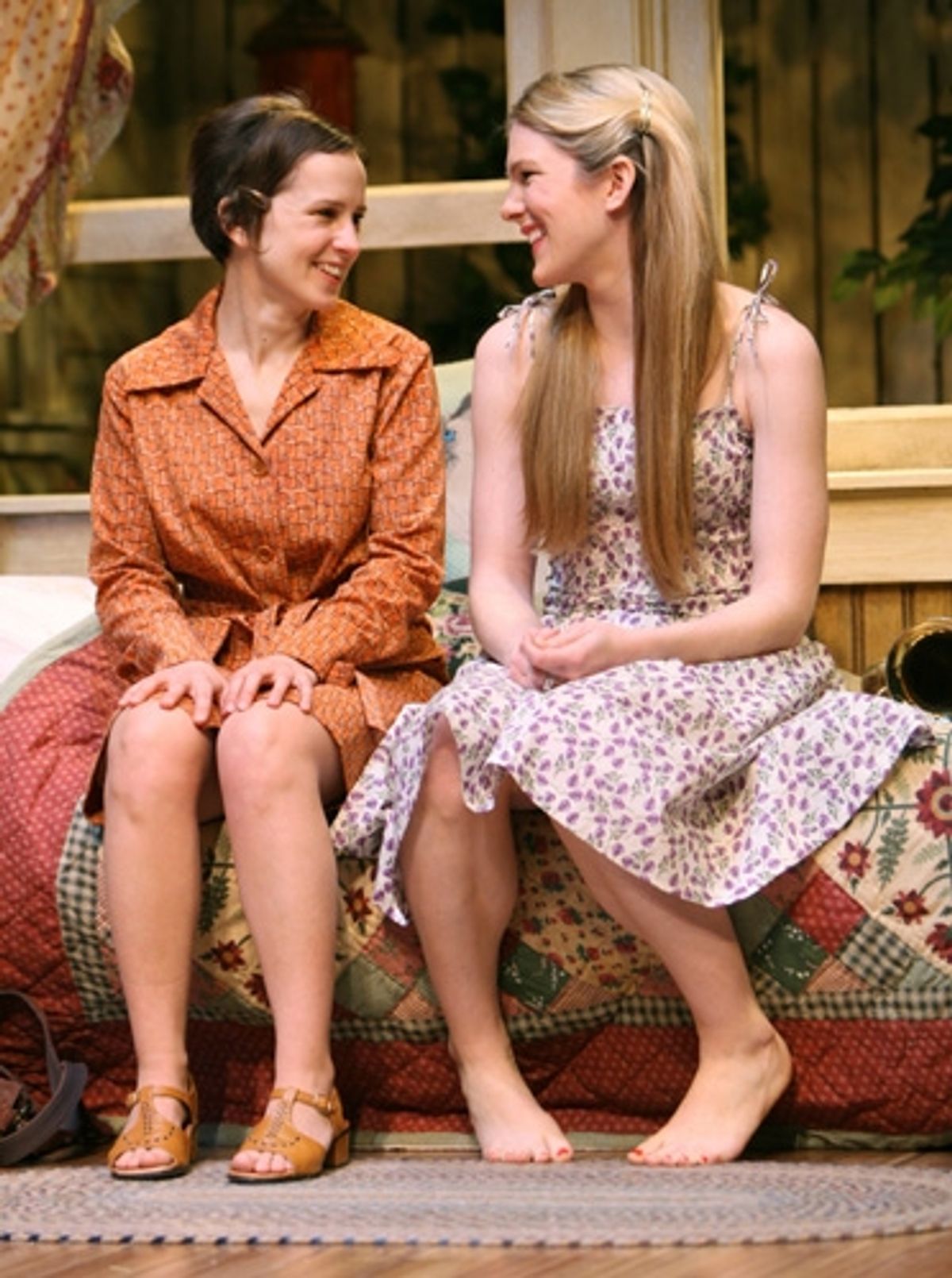 Jennifer Dundas and Lily Rabe at 