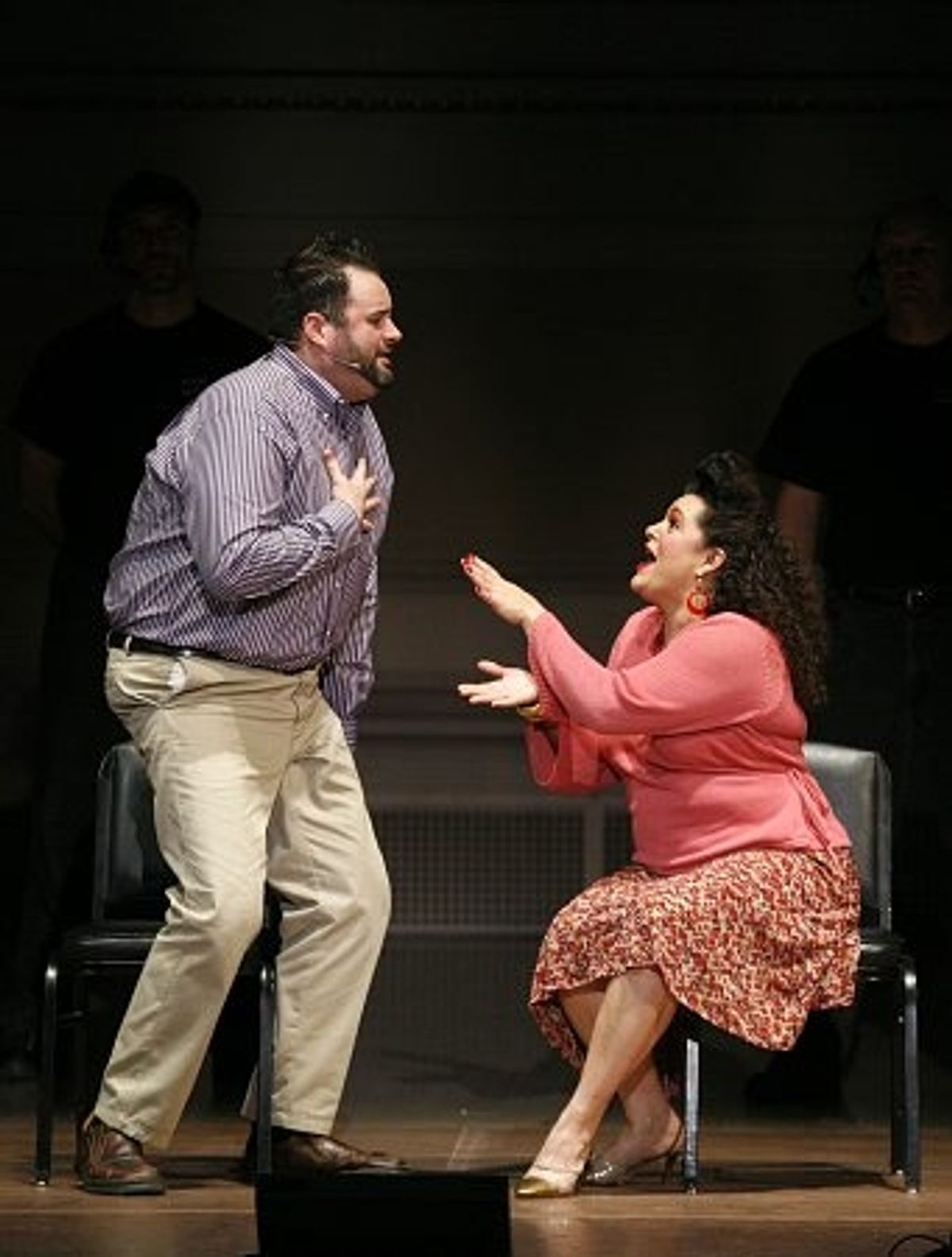 Luke Grooms and Patricia Phillips at 