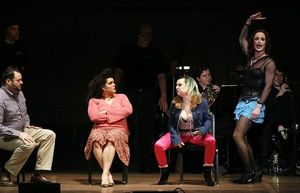 Luke Grooms, Patricia Phillips, Linda Balgord and Max von Essen Photo