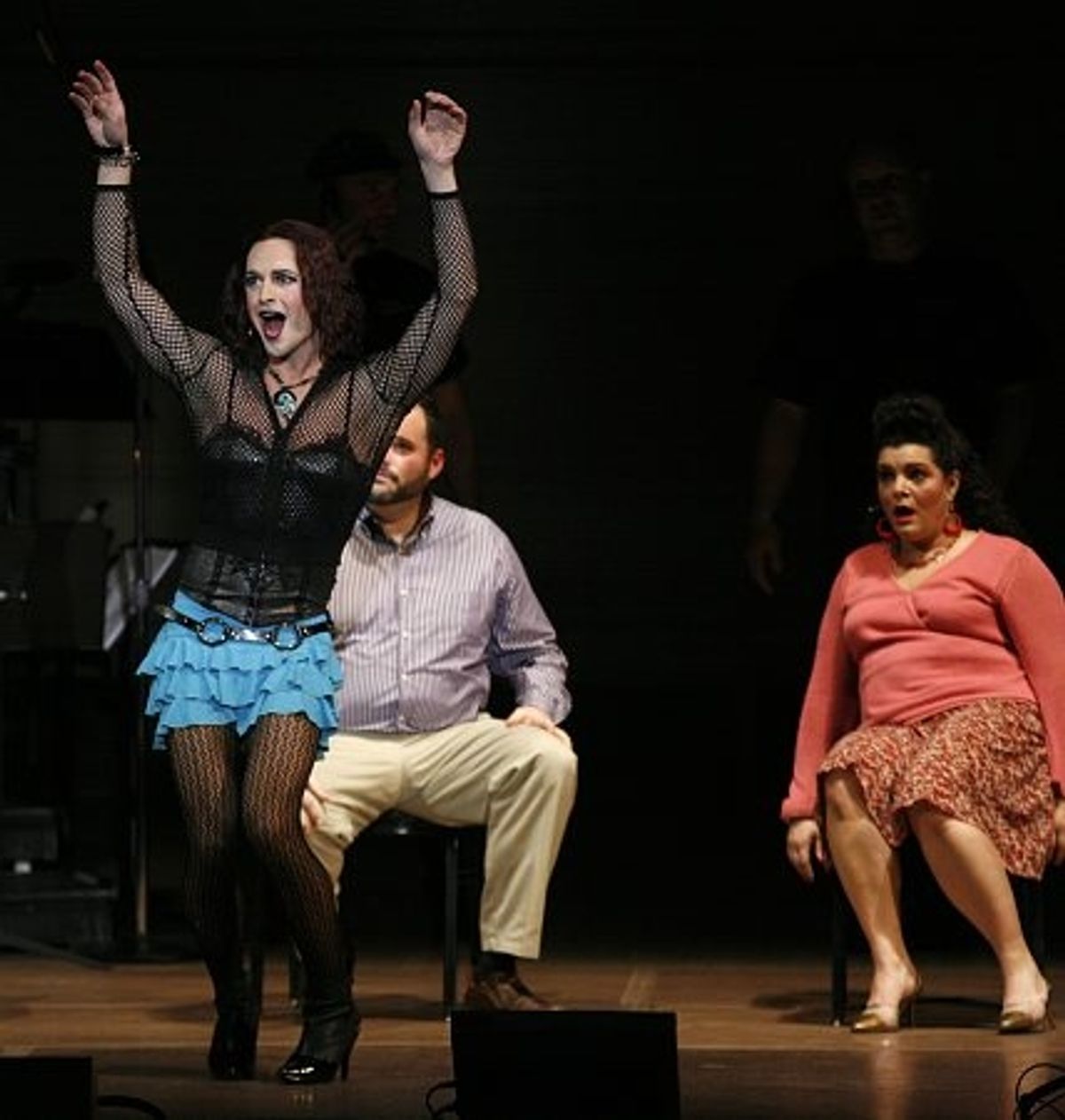 Max von Essen, Luke Grooms and Patricia Phillips at 