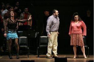 Max von Essen, Luke Grooms and Patricia Phillips Photo