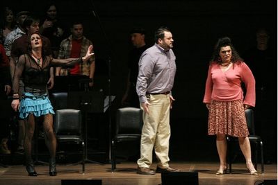 Max von Essen, Luke Grooms and Patricia Phillips Photo