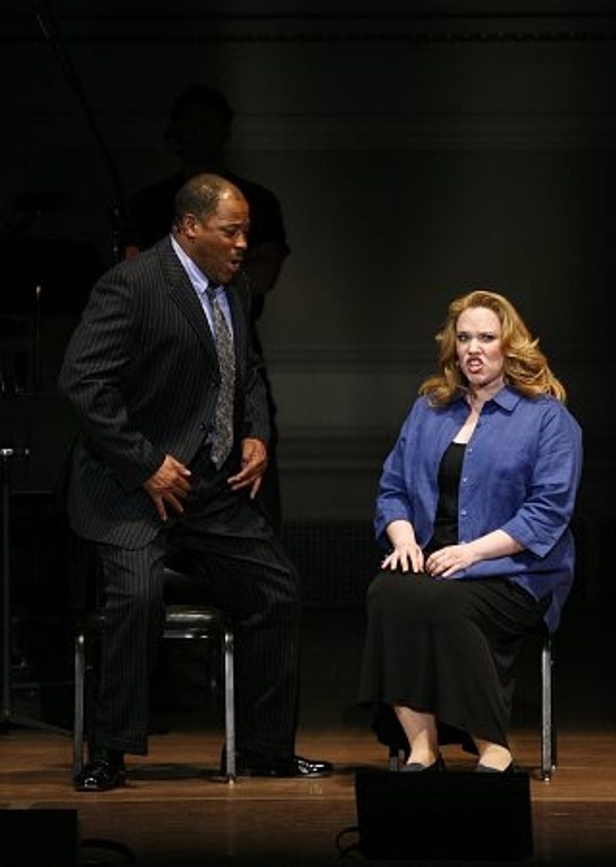 Lawrence Clayton and Emily Skinner at 