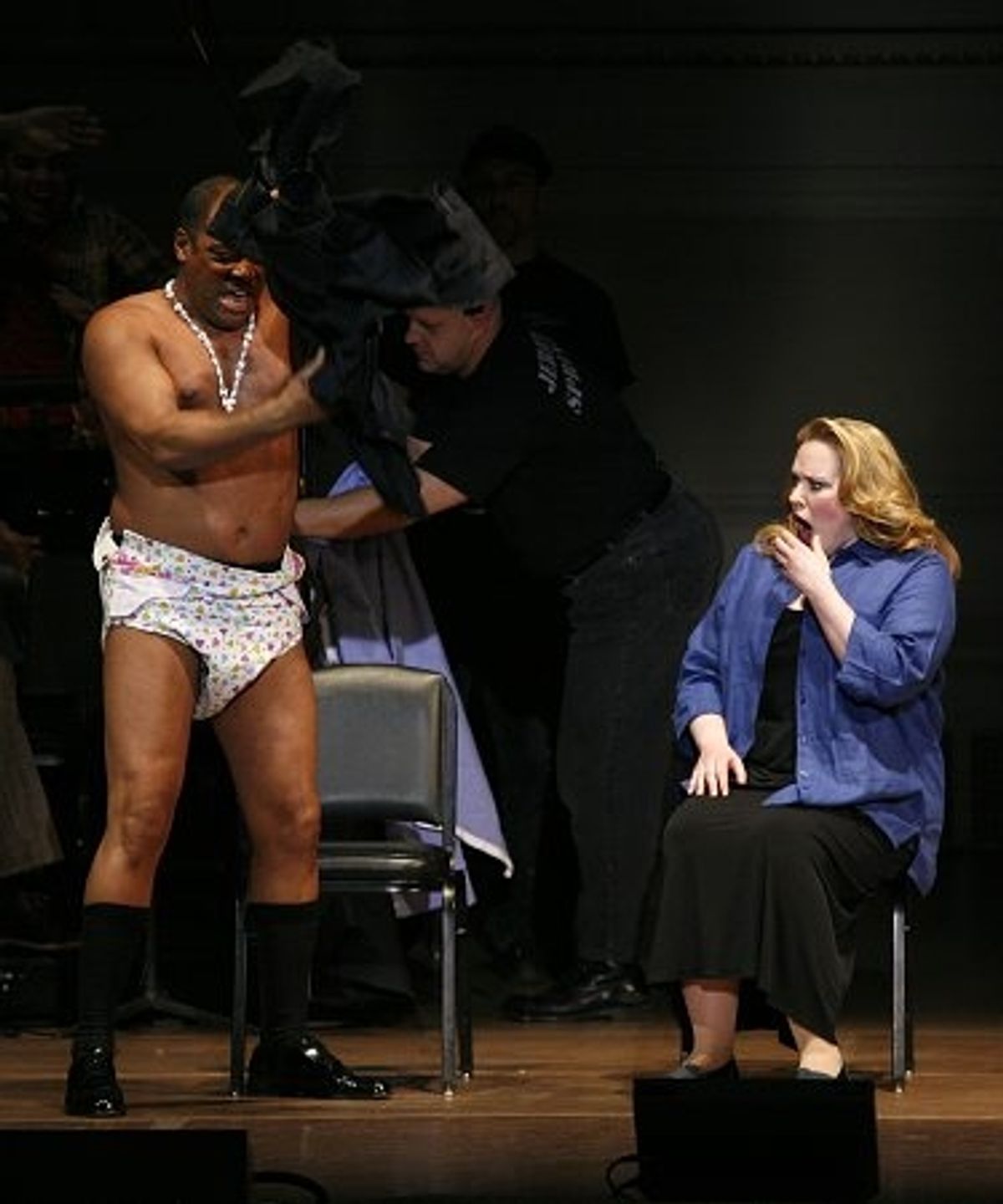 Lawrence Clayton and Emily Skinner at 