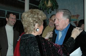 Marilyn Maye greeting Harvey Evans Photo