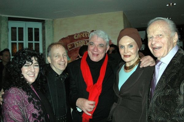 Barbara Siegel and Scott Siegel, Rex Reed, Edith Drake and Irving Drake Photo
