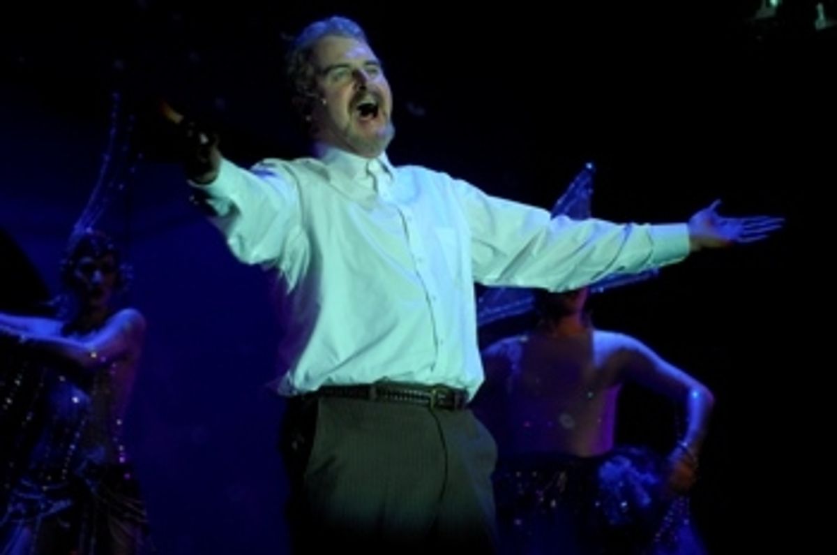 The Family at La Cage: Georges, Our Emcee (Jason Fulmer)... at 