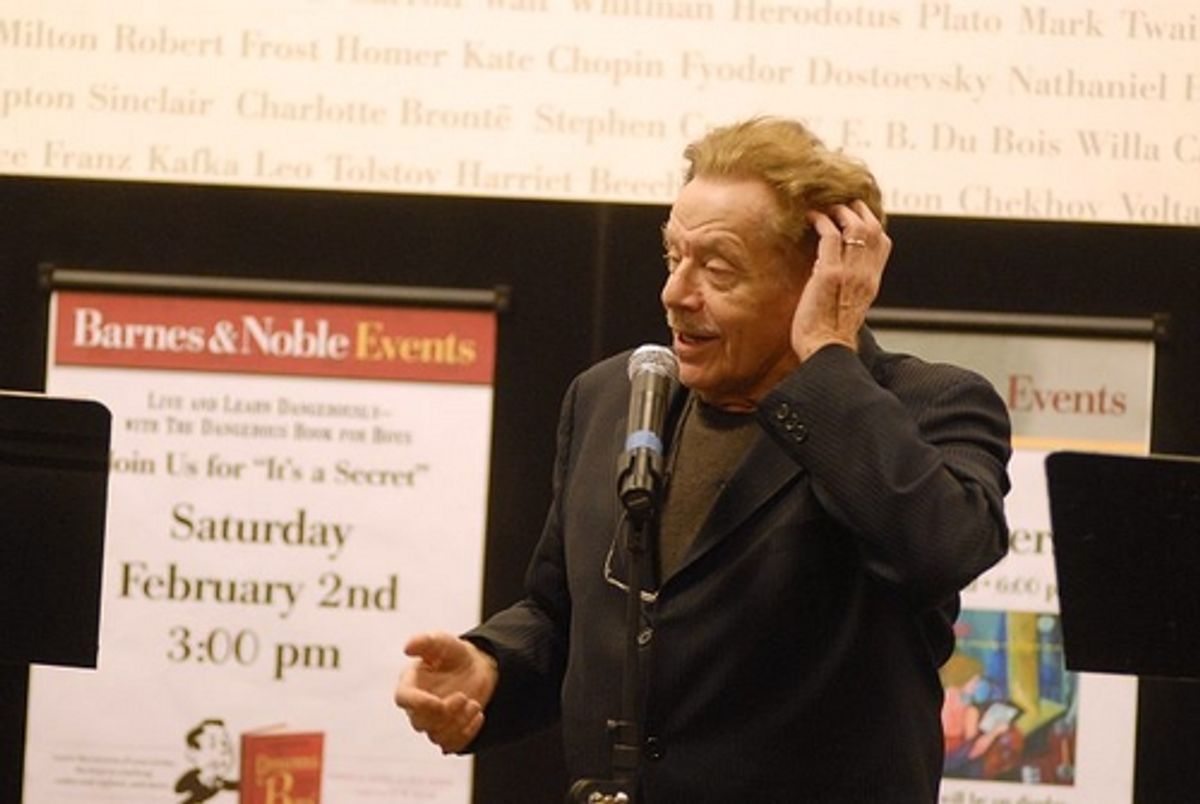 Jerry Stiller at Gari's 'Late Nite Comic' with Mason, Stiller, Vidnovic & Rudetsky
