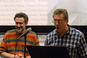 Brian Gari and Martin Vidnovic @ BroadwayWorld Brian Gari and Martin Vidnovic Photo