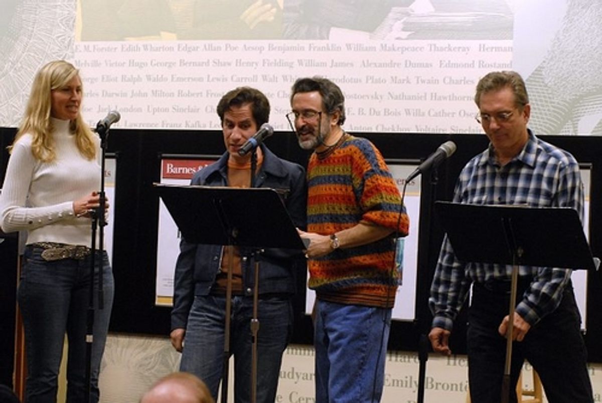 Luba Mason, Seth Rudetsky, Brian Gari and Martin Vidnovic at 
