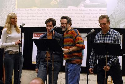 Luba Mason, Seth Rudetsky, Brian Gari and Martin Vidnovic Photo