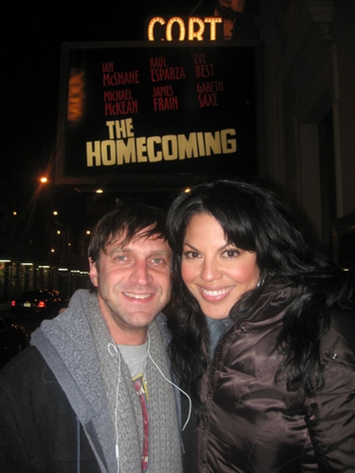 Raul Esparza and Sara Ramirez at 