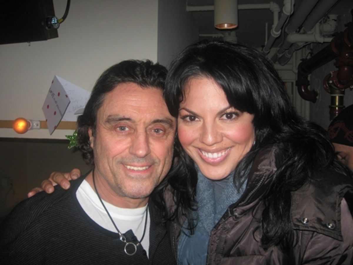 Ian McShane and Sara Ramirez at 