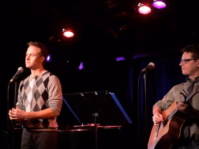 Bret Shuford and Musical Director Michael Holland Photo