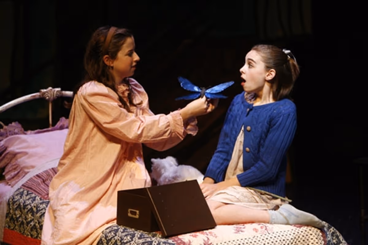 (l-r) Alyssa May Gold, Alexa Holzberger at 'The Butterfly' by Making Books Sing Tours NY