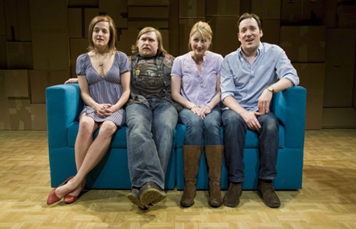 l-r: Keira Naughton, Michael Chernus, Mamie Gummer and Jeremy Shamos at 