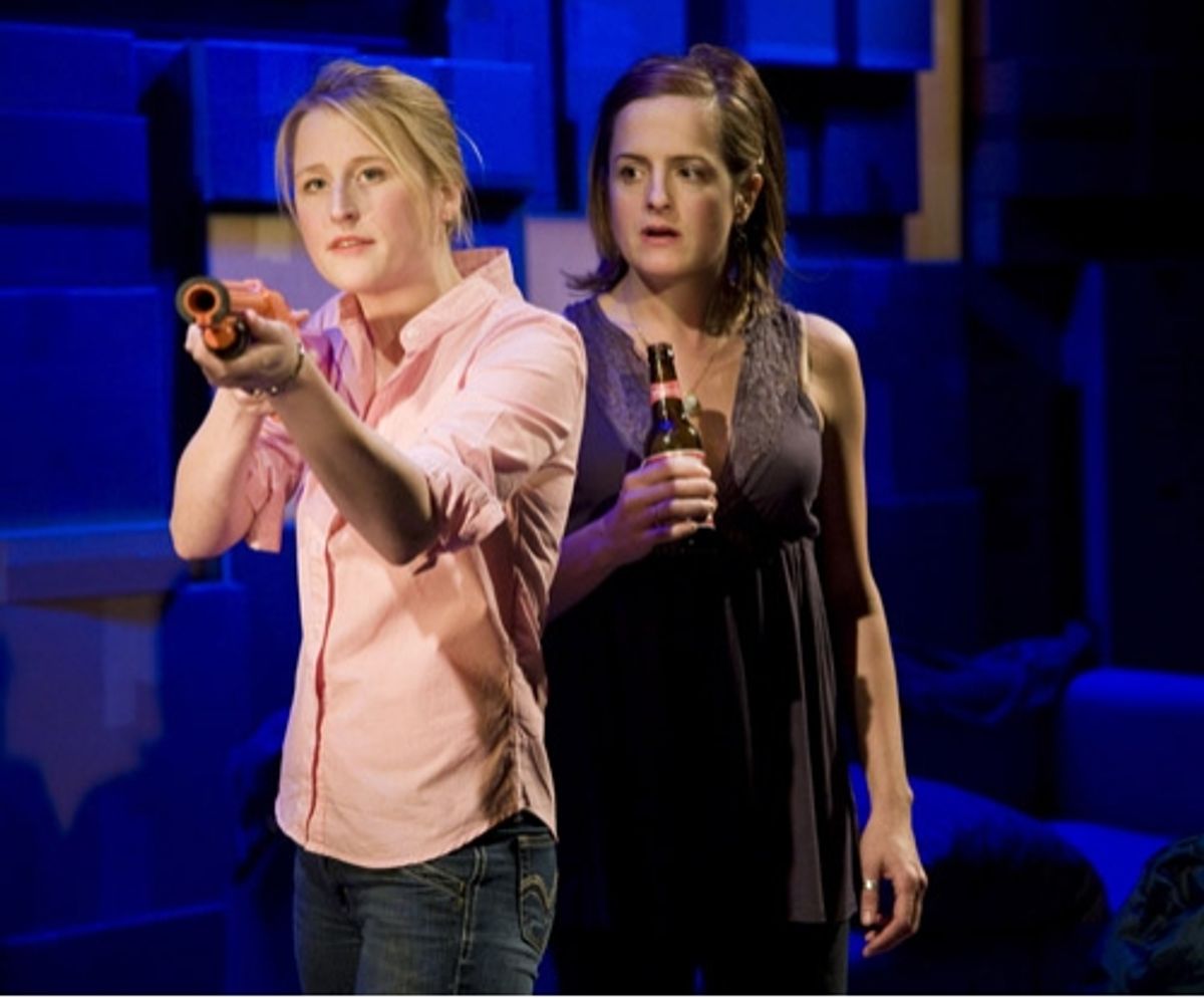 l-r: Mamie Gummer and Keira Naughton at 