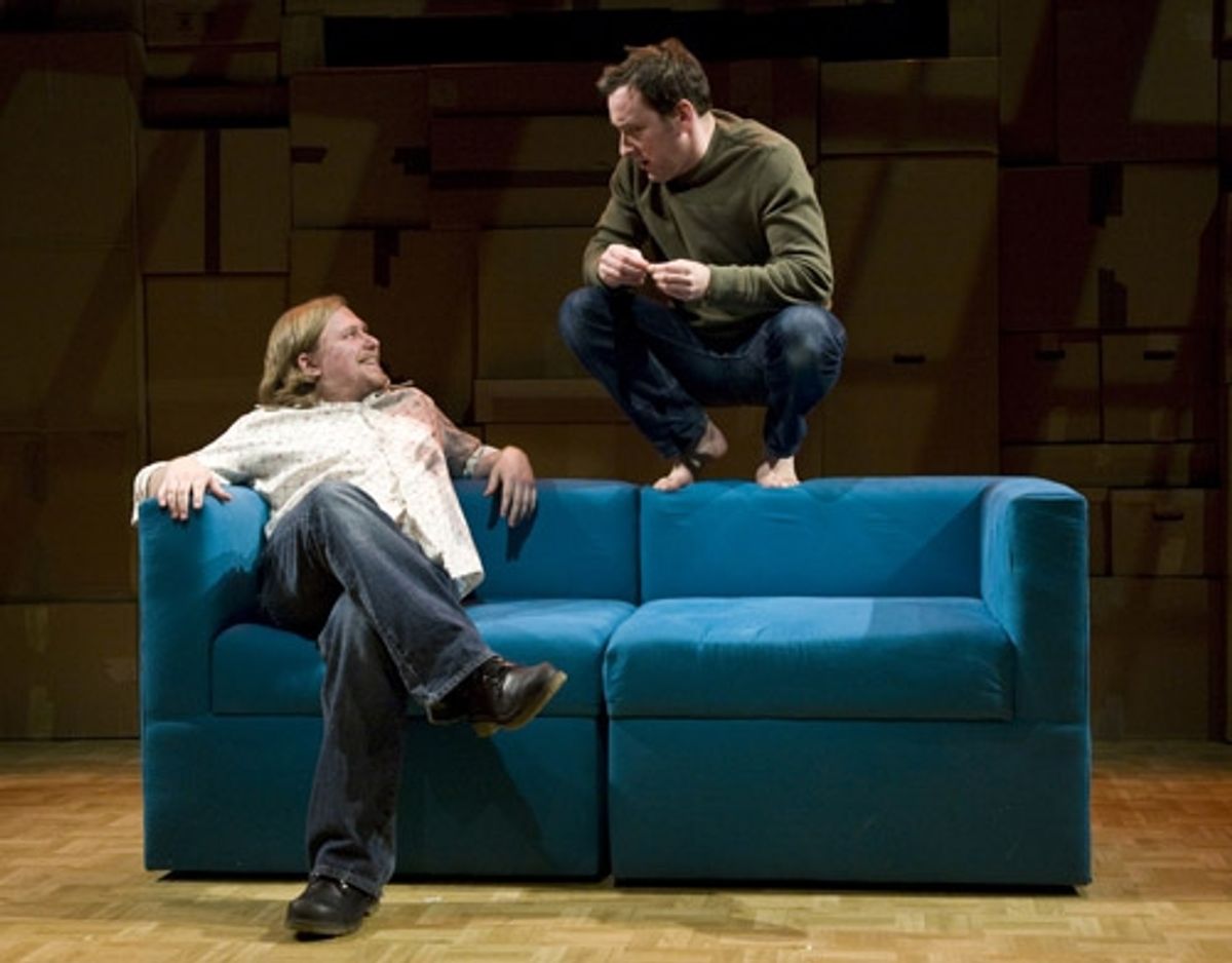 l-r: Michael Chernus and Jeremy Shamos at 