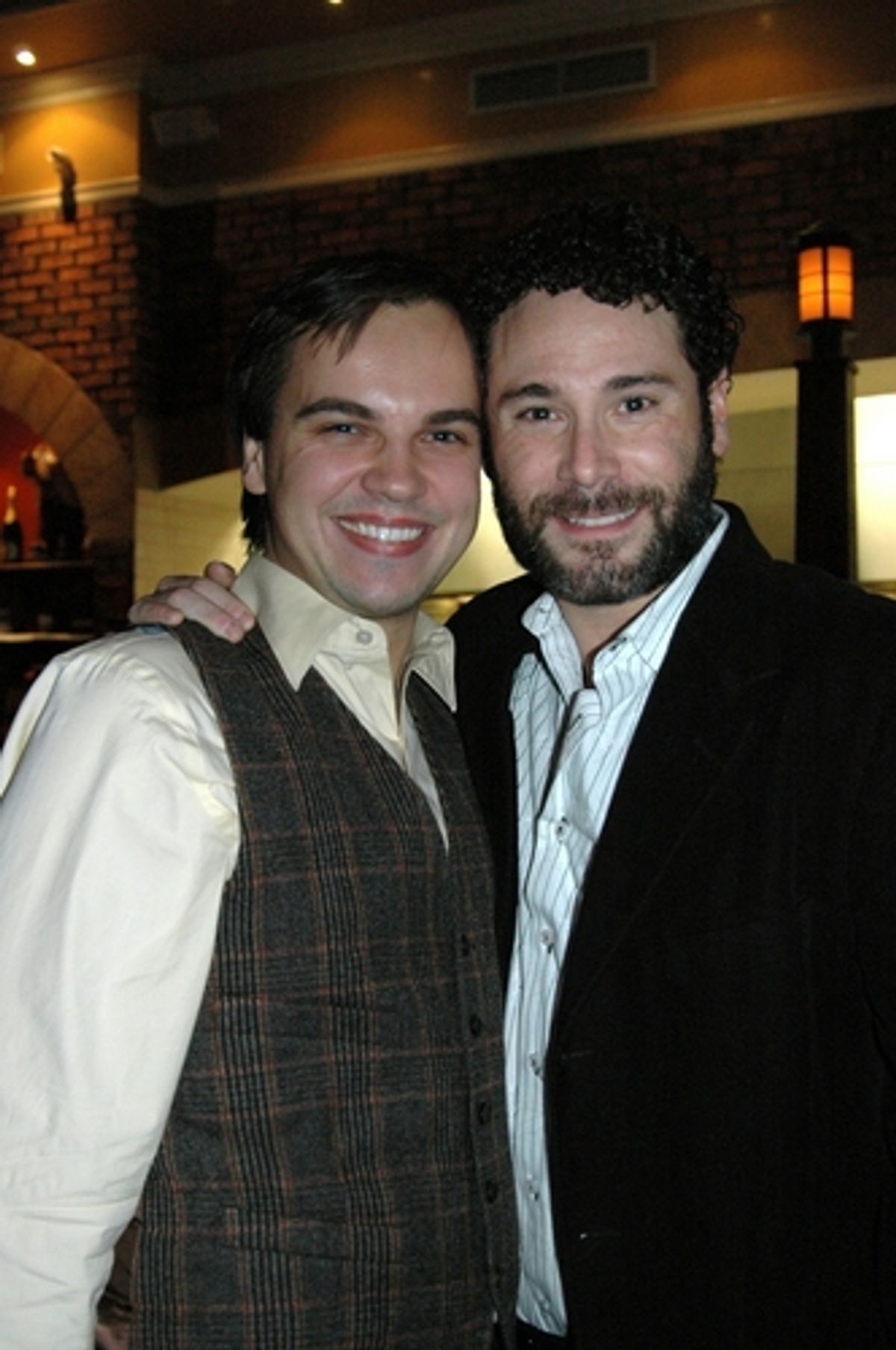 David Villella (Tateh) and Michael Gajewski at 'Ragtime' Concert at White Plains
