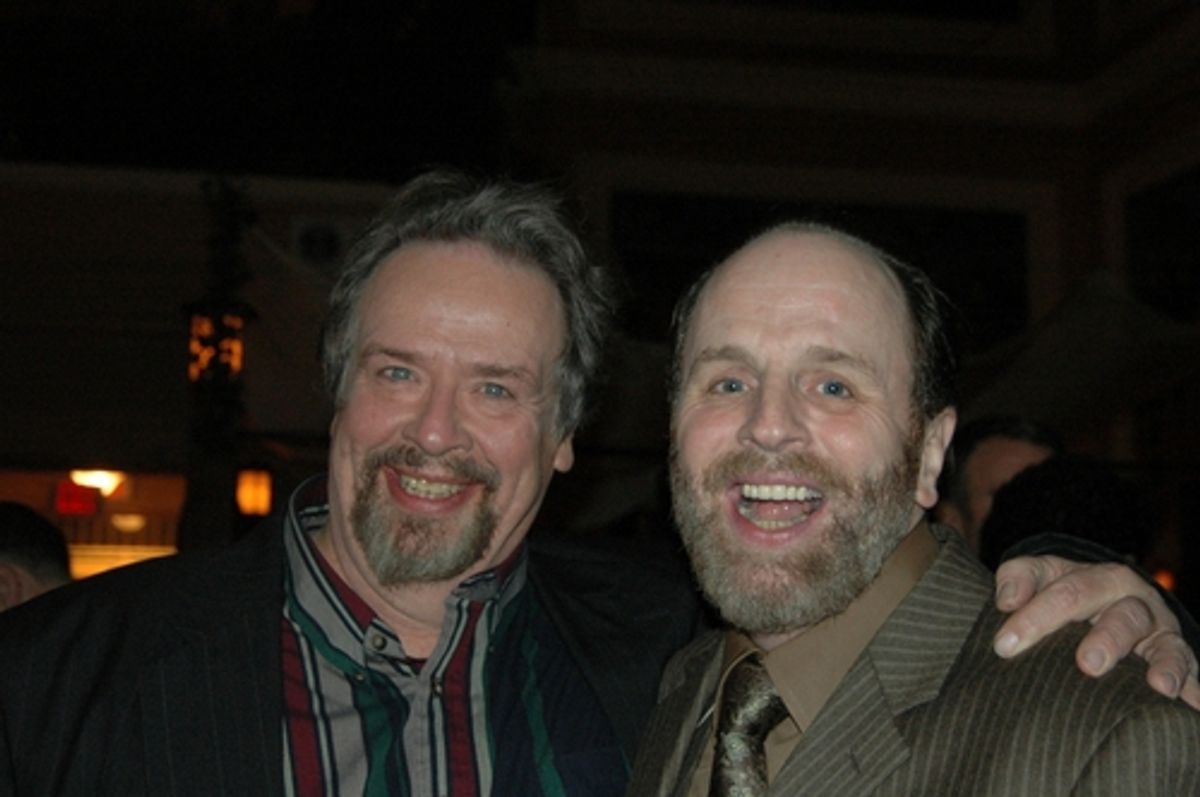 Robert Ousley (Grandfather/JP Morgan) and Sidney J. Burgoyne (Director) at 'Ragtime' Concert at White Plains