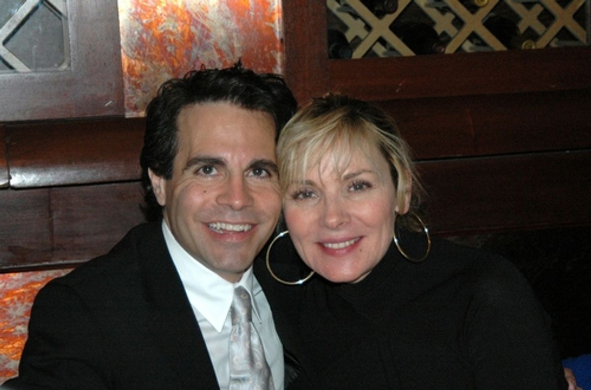 Mario Cantone and Kim Cattrall at 'Ragtime' Concert at White Plains