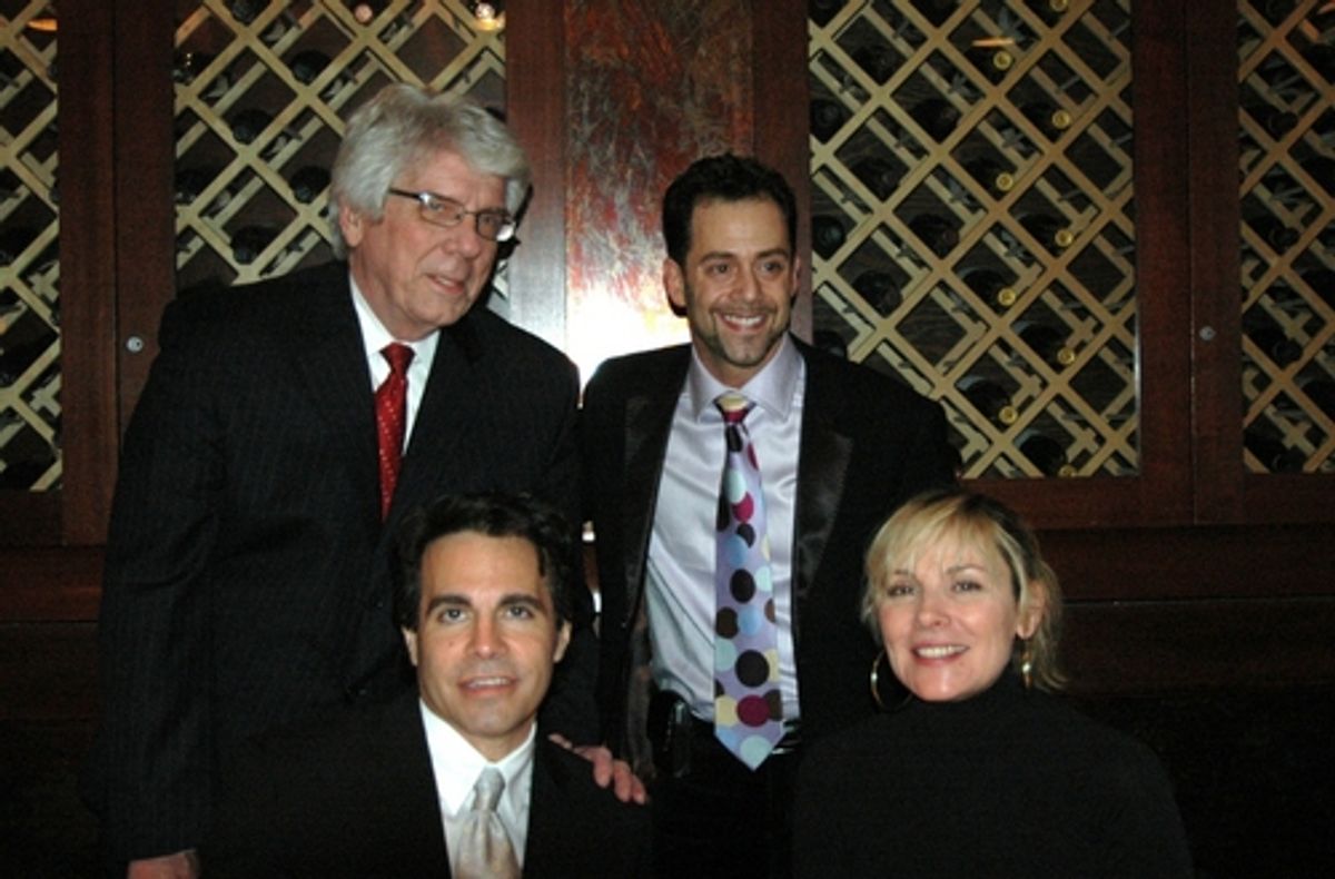 Mario Cantone, Kim Cattrall, Jack W. Batman, Bruce Robert Harris at 'Ragtime' Concert at White Plains