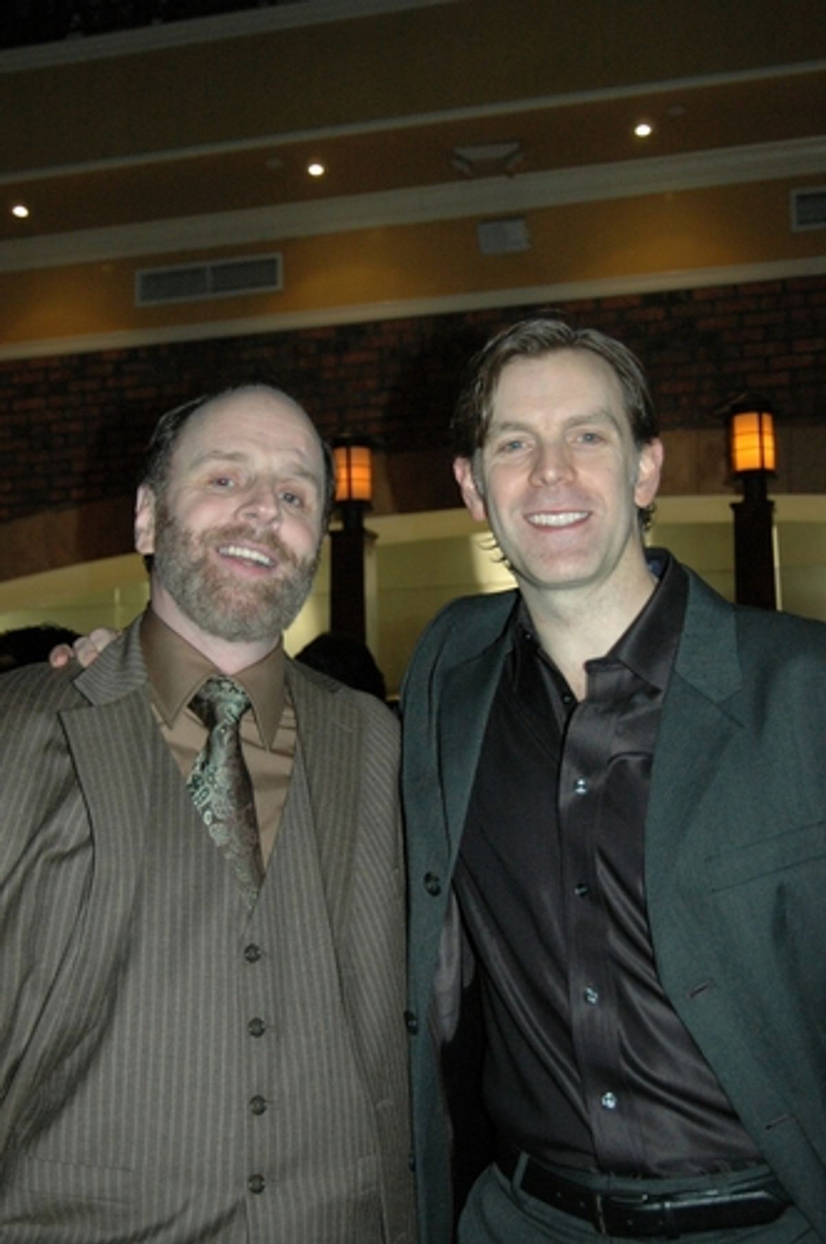 Sidney J. Burgoyne (Director) and Patrick Porter (Father) at 'Ragtime' Concert at White Plains