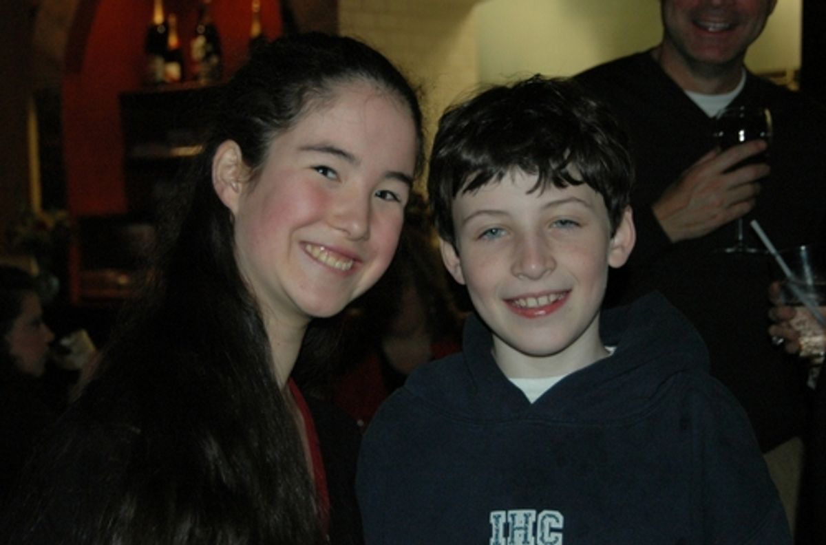 Milkie Joy Sakanaka (Little Girl) and Zach Landes (Little Boy) at 'Ragtime' Concert at White Plains