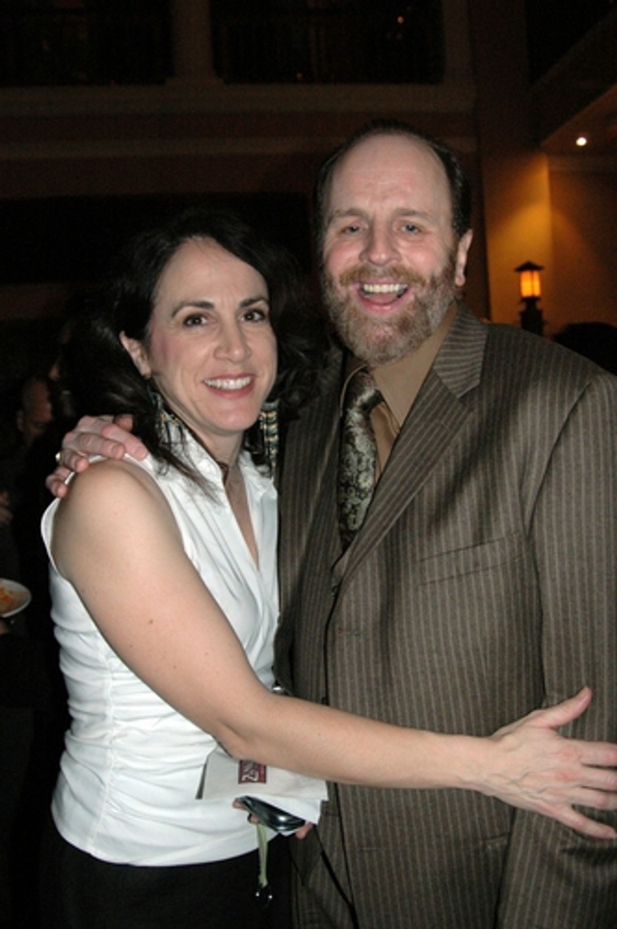 Kathryn Markey (Emma Goldman) and Sidney J. Burgoyne at 'Ragtime' Concert at White Plains