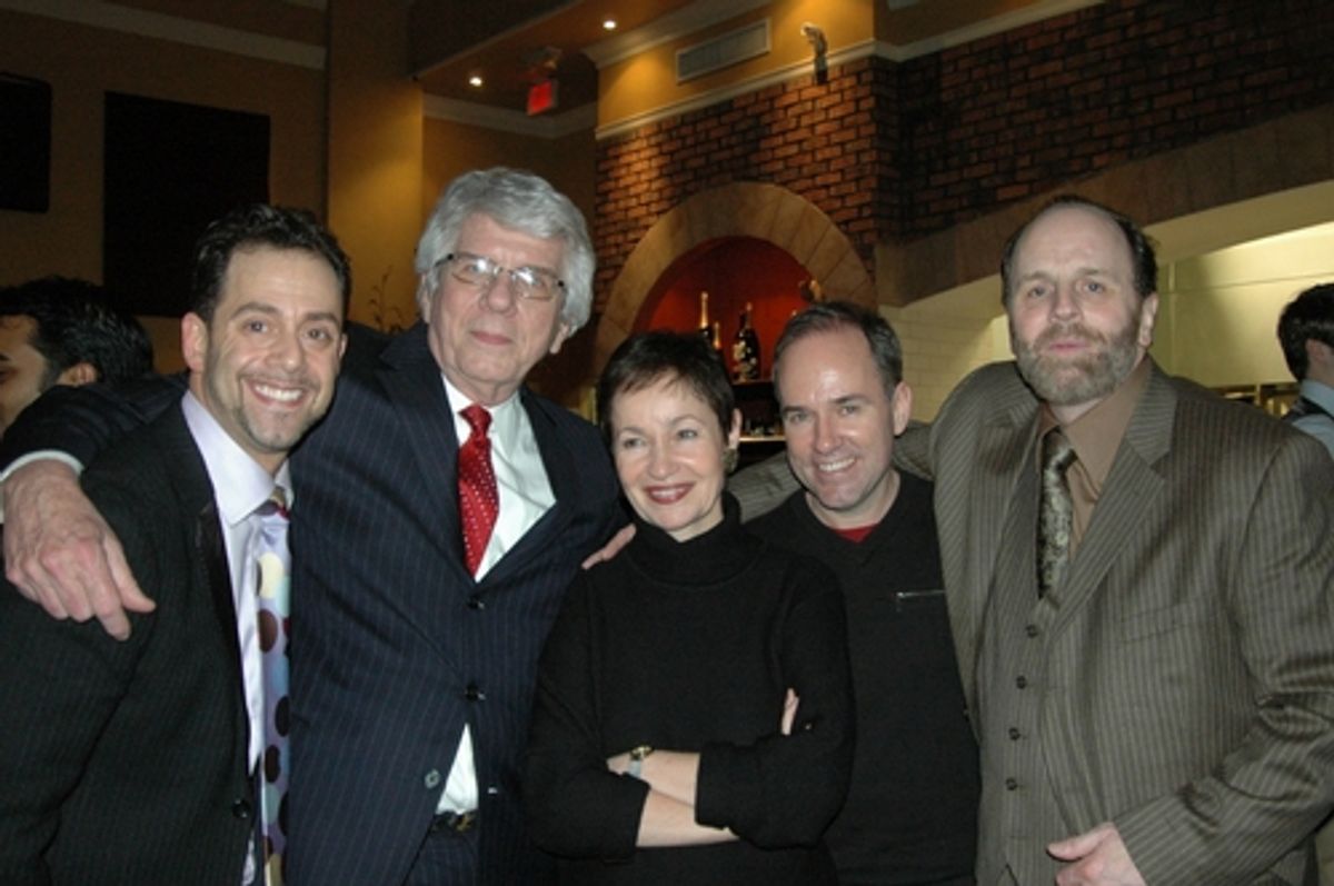 Bruce Robert Harris, Jack W. Batman, Lynn Ahrens, Stephen Flaherty, Sidney J. Burgoyne at 'Ragtime' Concert at White Plains