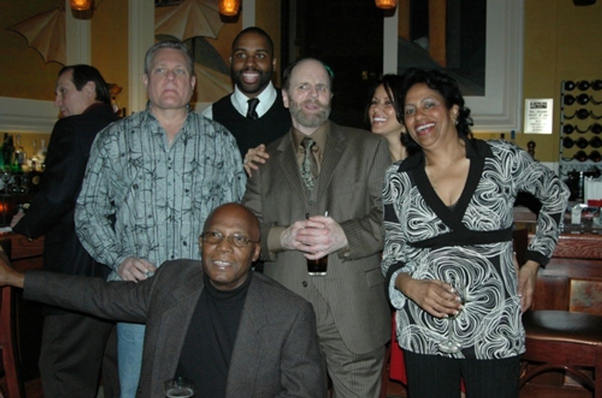 Dave Amundsen, Nicholas Ward, Sidney J. Burgoyne, Jeanie Lindquist, Jeannette Jenkins, Mac Hatcher at 'Ragtime' Concert at White Plains