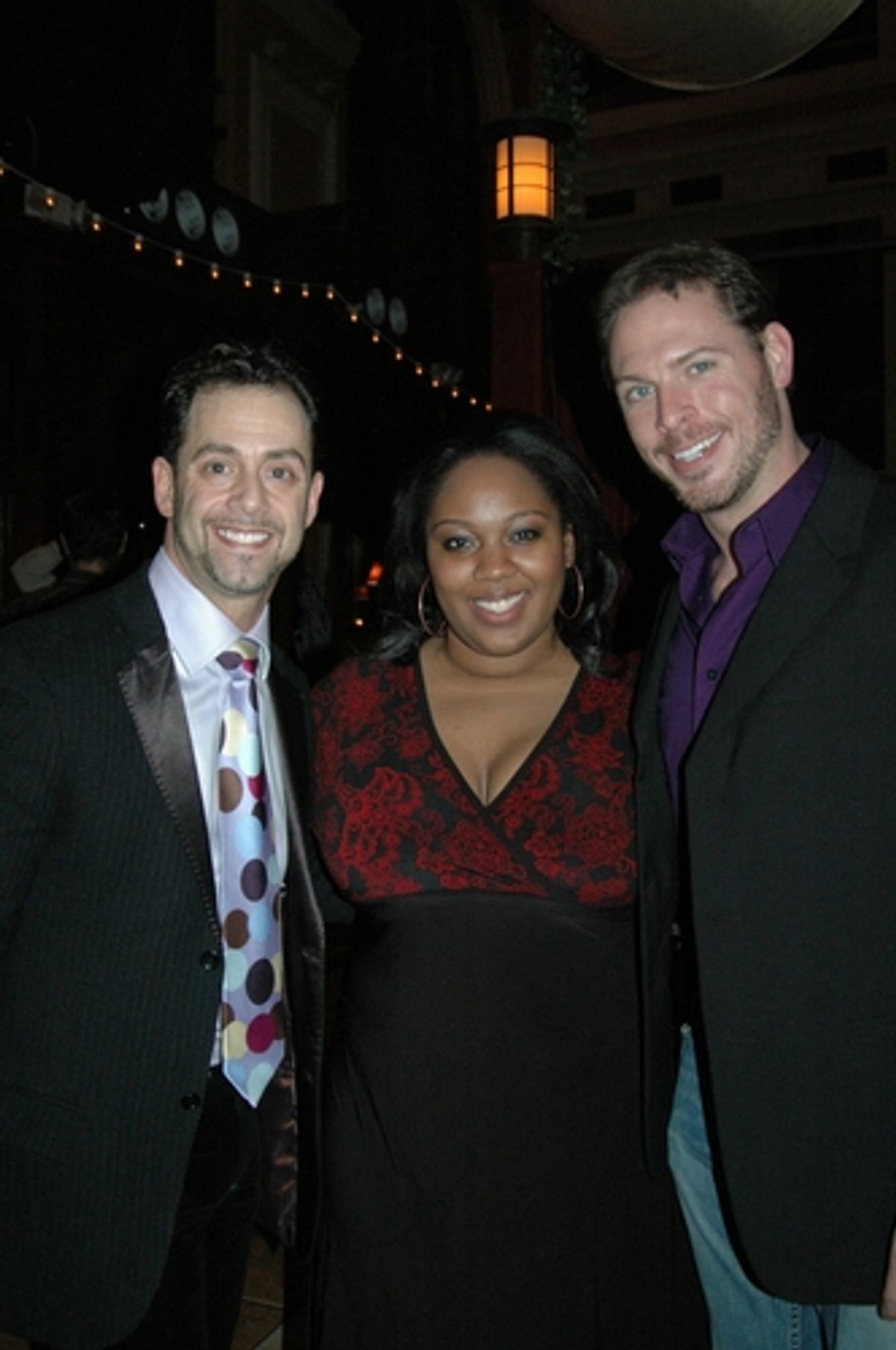 Bruce Robert Harris, Lauren Piquion (Ensemble), Jay Leland Krottinger (Stanford White) at 'Ragtime' Concert at White Plains