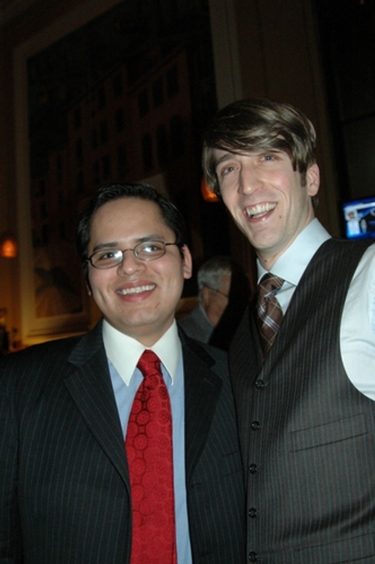 Robert A. Sherrill (Company Manager) and Christopher Moss at 