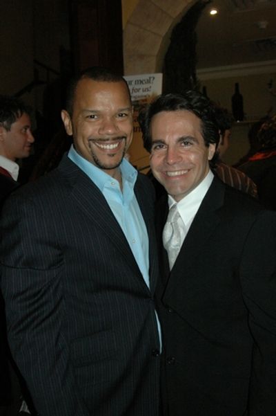 Jerry Dixon (Coalhouse Walker Jr.) and Mario Cantone Photo