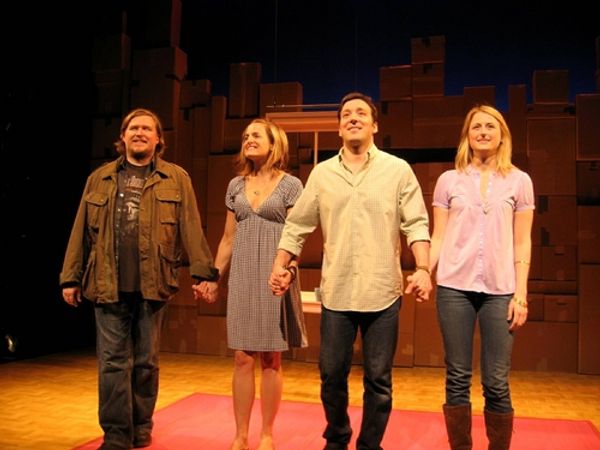 Michael Chernus, Keira Naughton, Jeremy Shamos and Mamie Gummer Photo