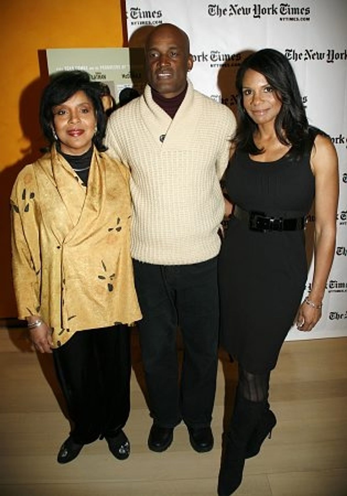 Phylicia Rashad, Kenny Leon and Audra McDonald at 