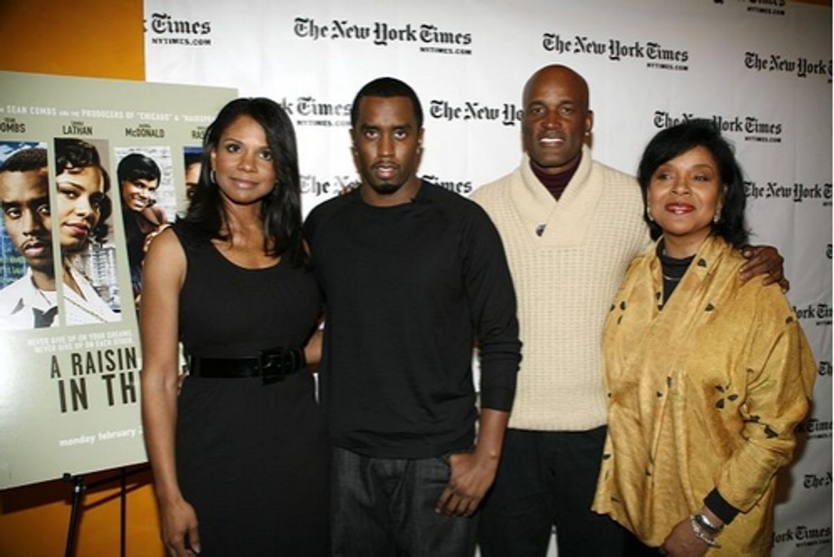 Audra McDonald, Sean Combs, Kenny Leon and Phylicia Rashad at 