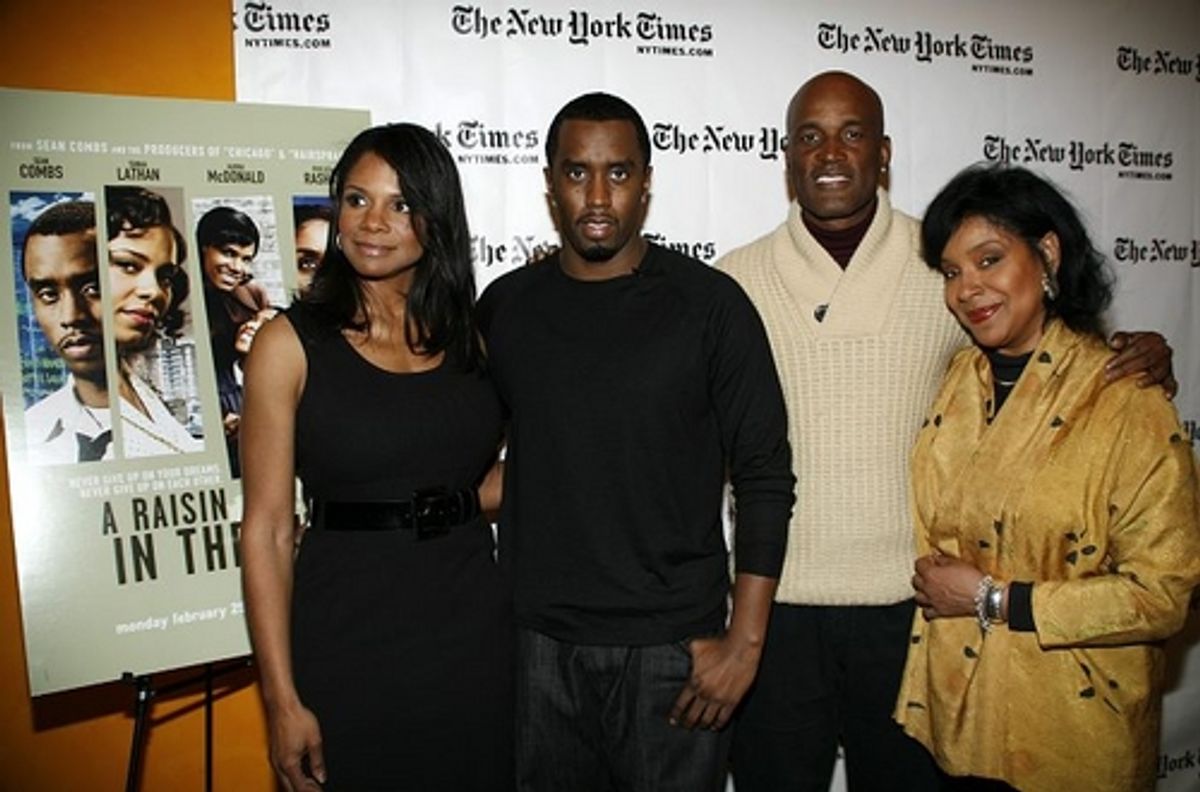 Audra McDonald, Sean Combs, Kenny Leon and Phylicia Rashad at 