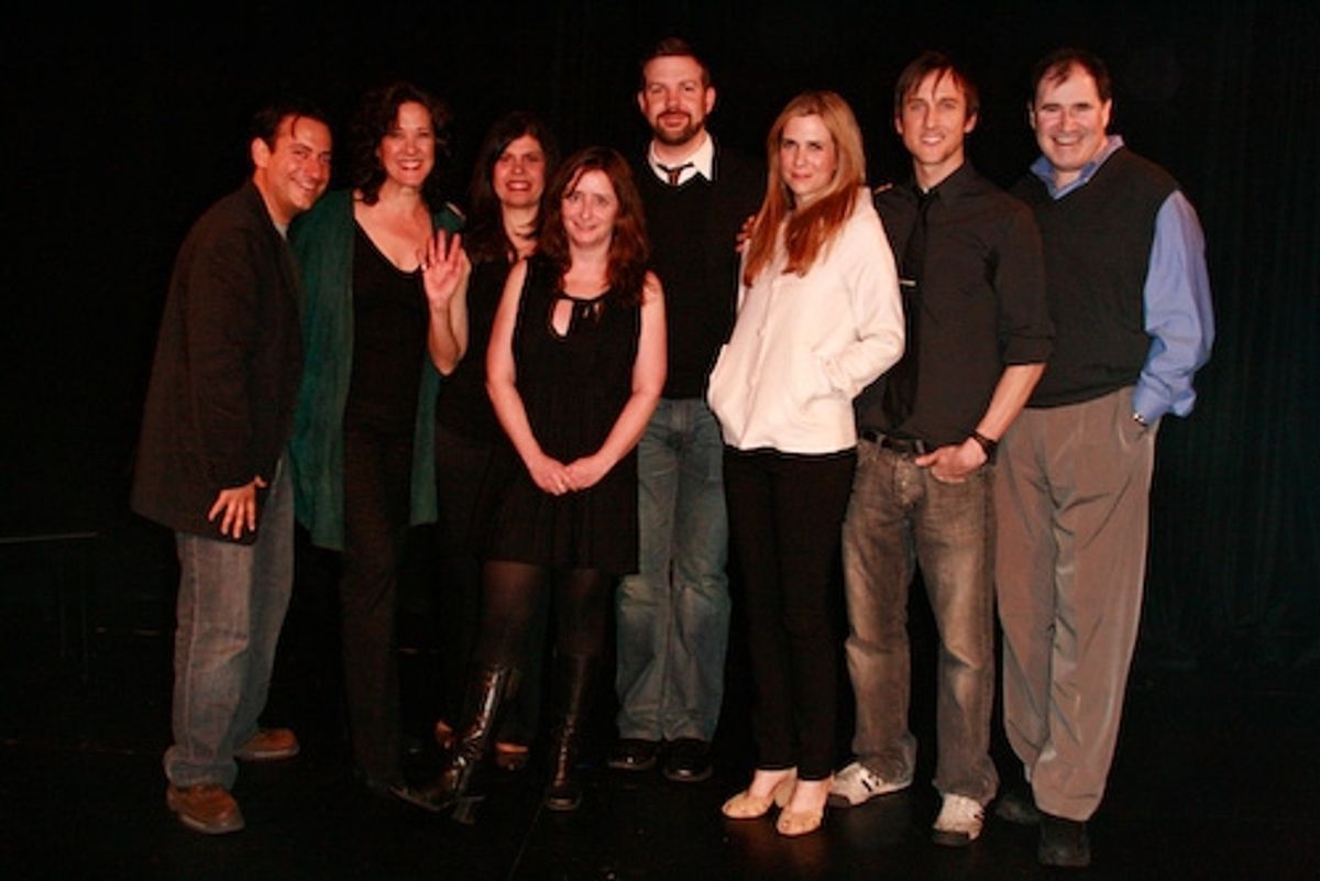 Eugene Pack, Karen Ziemba, Dayle Reyfel, Rachel Dratch, Jason Sudeikis, Kristen Wiig, Jack Plotnick, and Richard Kind at 