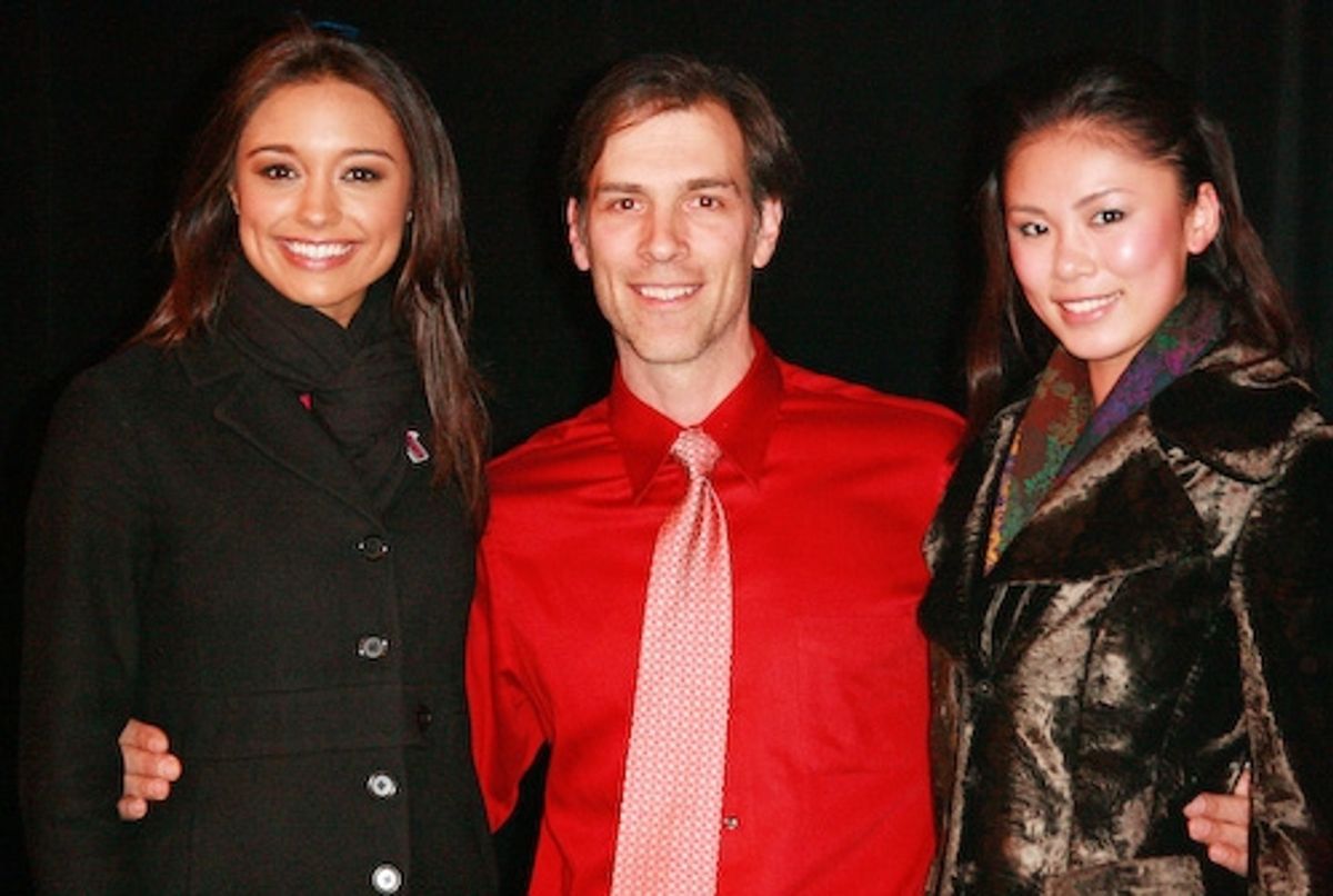 Angelo Fraboni with Miss USA and Miss Universe at 