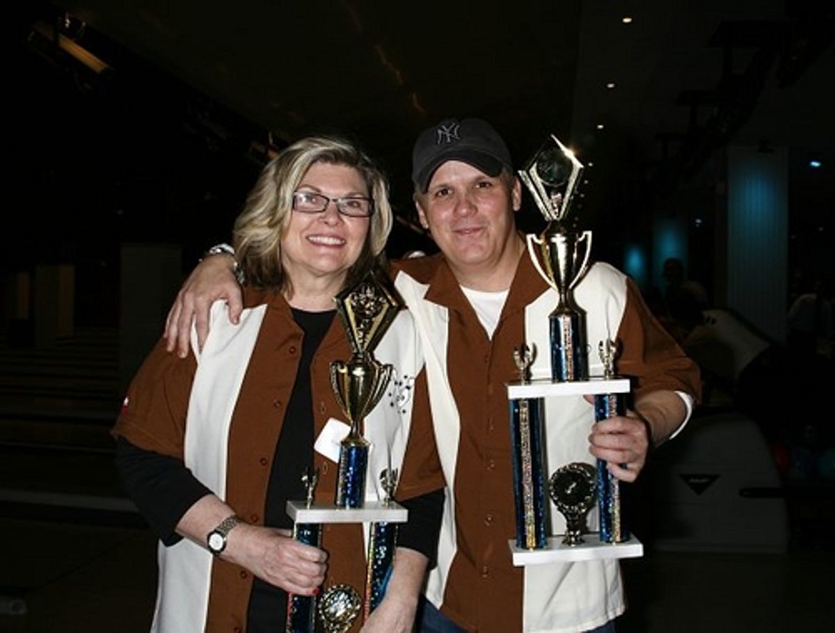 Debra Monk and Scott Ellis at Second Stage's 21st Annual All-Star Bowling Classic