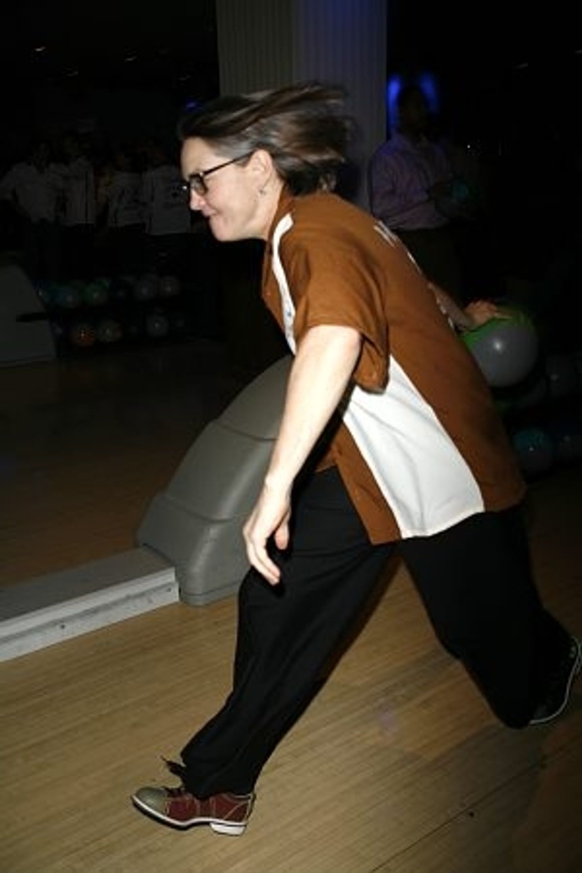 Cherry Jones rolls! at Second Stage's 21st Annual All-Star Bowling Classic