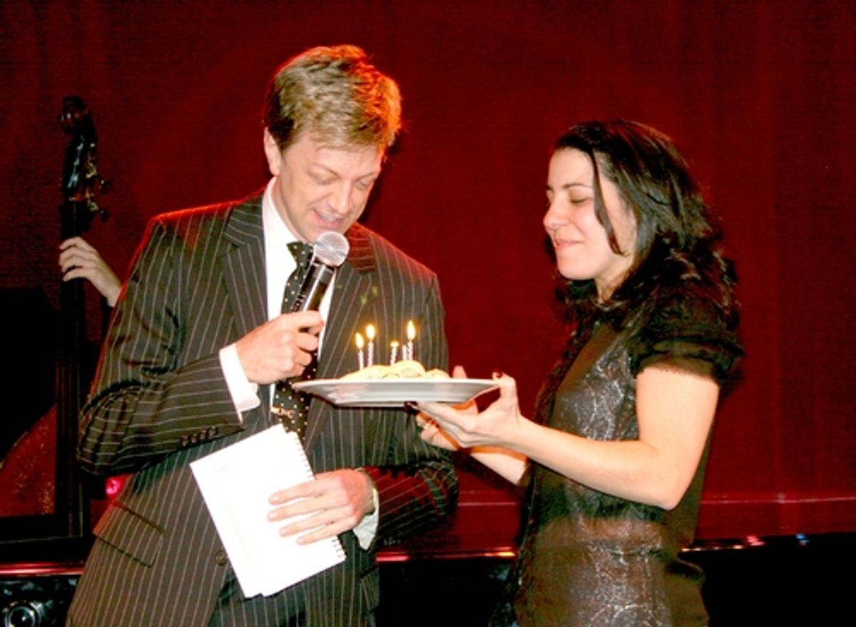 Jim Caruso and Julie Garnye at 