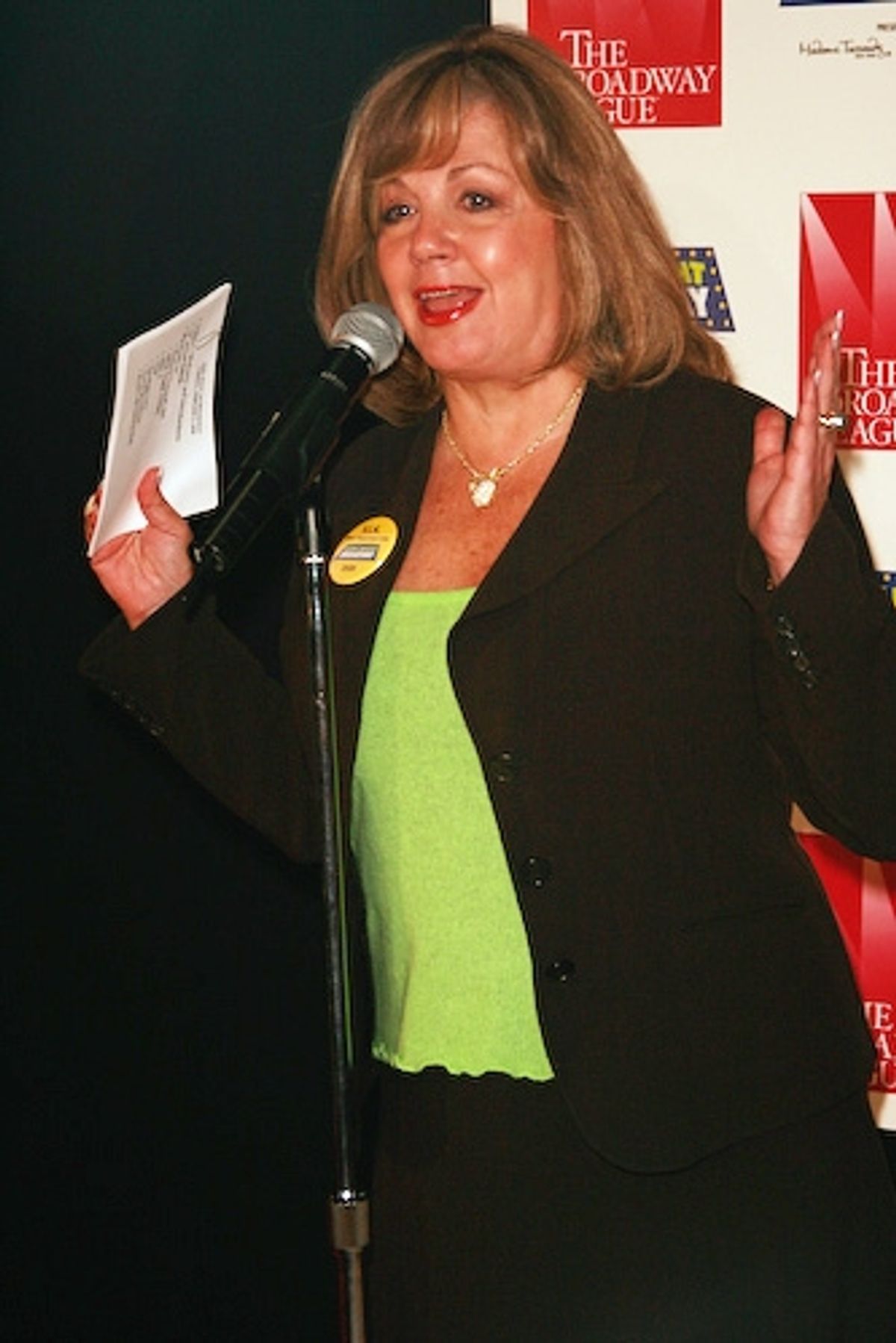 Executive Director of the Broadway League Charlotte St. Martin at 