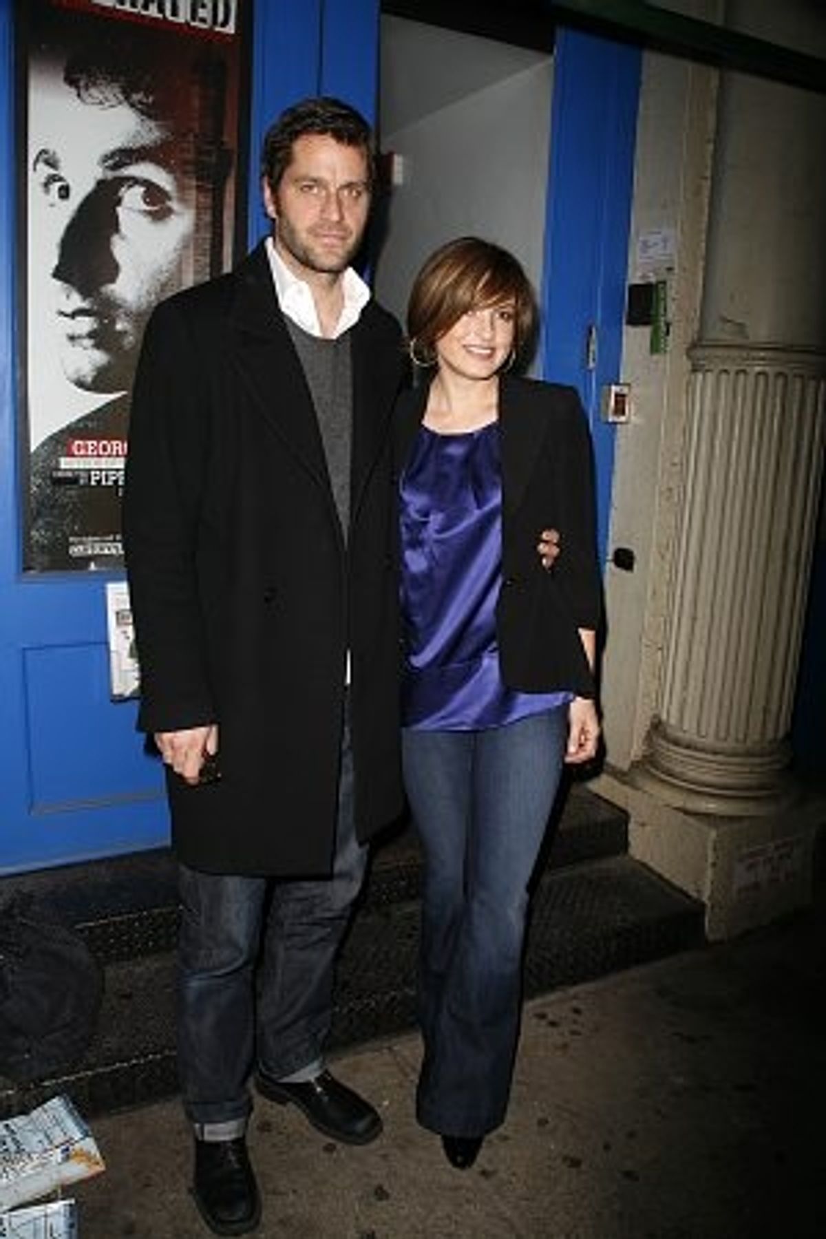 Peter Hermann and Mariska Hargitay at 
