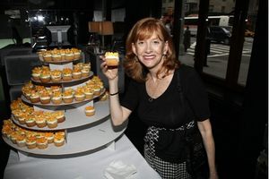 Jane Waldman and the new A Catered Affair cupcake @ BroadwayWorld Jane Waldman and the new A Catered Affair cupcake Photo