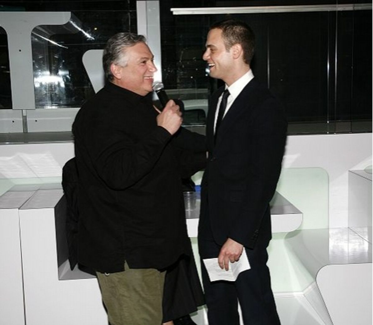Harvey Fierstein and Jordan Roth at 