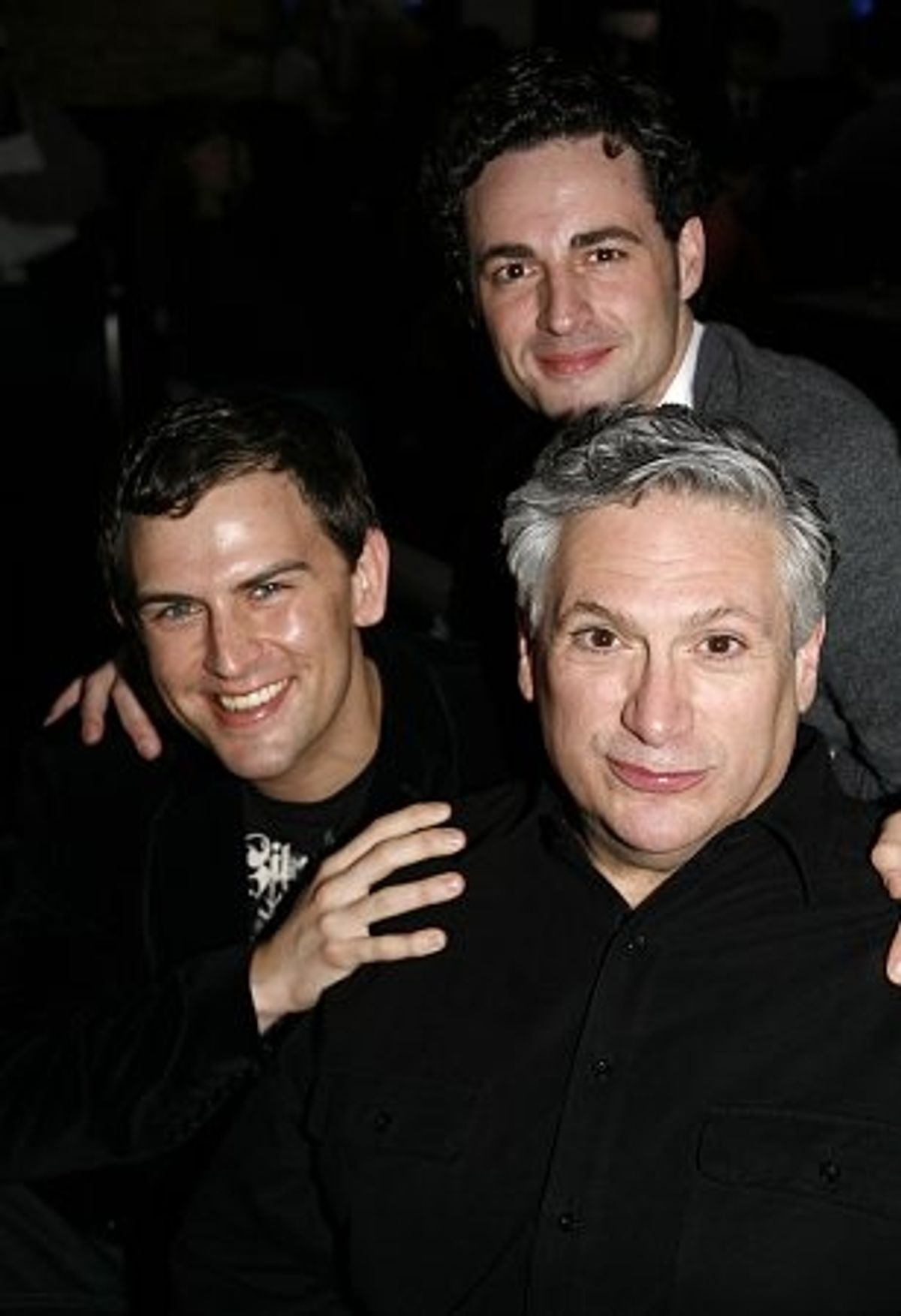 Daniel Reichard, Max von Essen and Harvey Fierstein at 